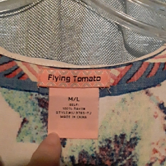 Flying Tomato Floral Kimono  Duster - Picture 5 of 5